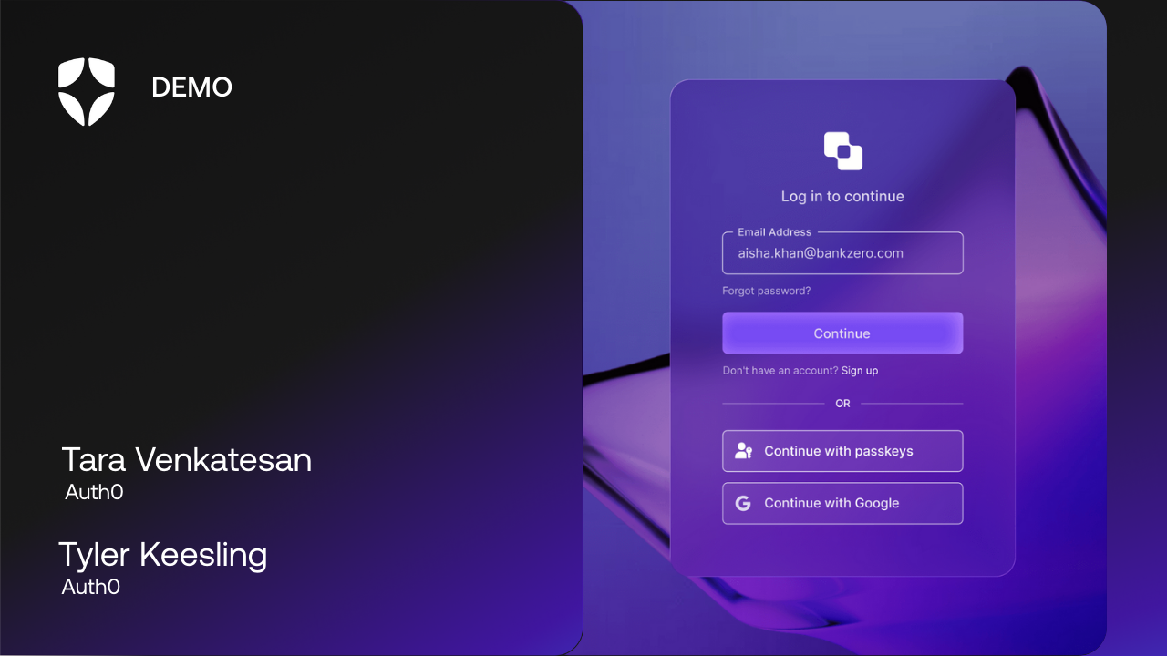 Secure production-ready AI agents with Auth0
