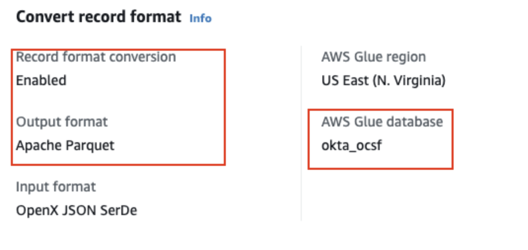 Convert record format