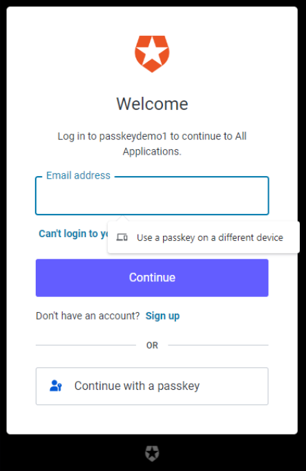 A digital login interface displays the Auth0 welcome screen for user authentication. 