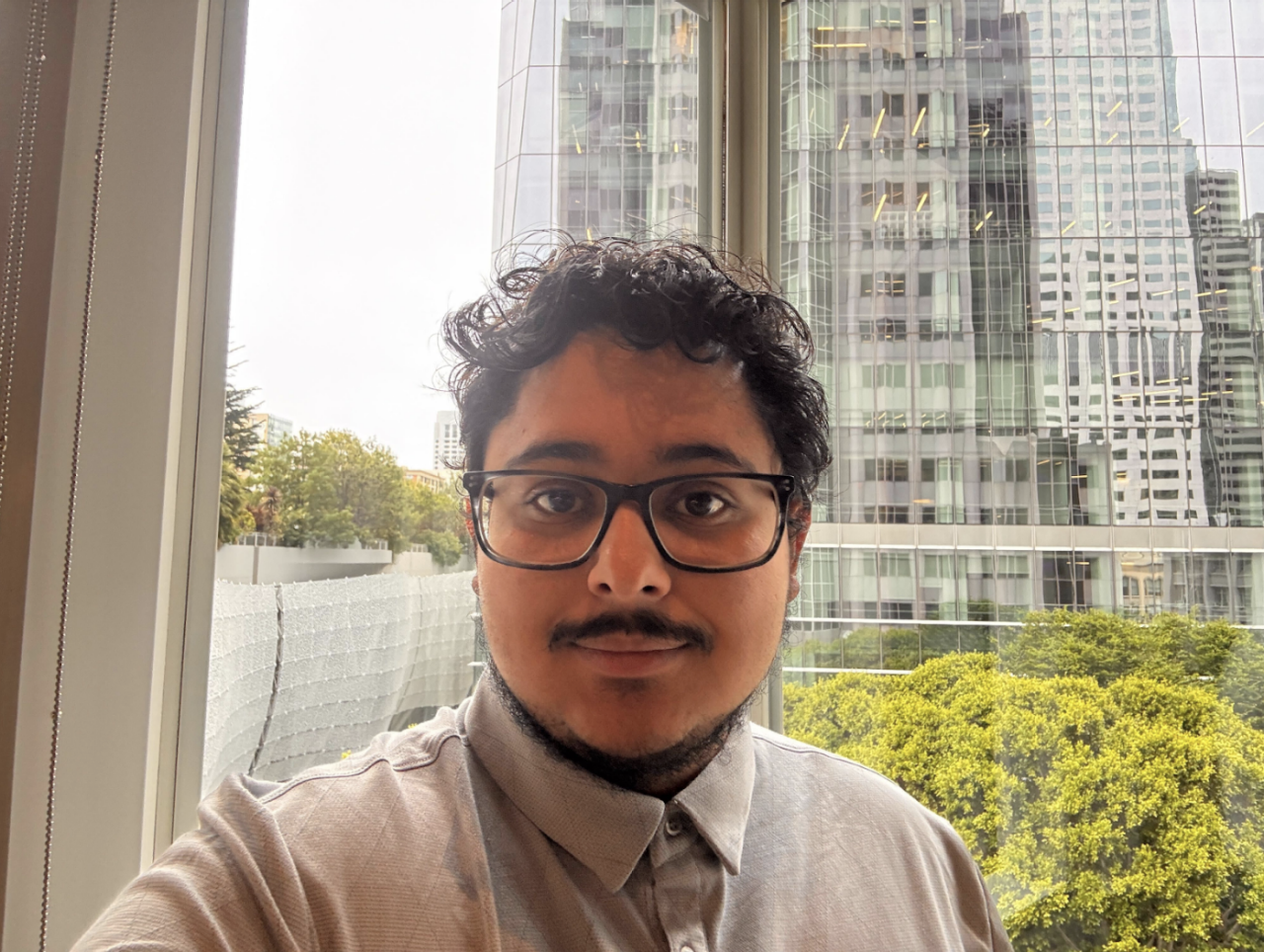 Fellow intern Jesus Rivas