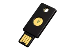 A compact black Yubikey
