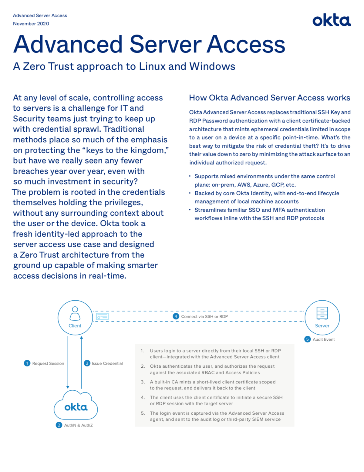 Advanced Server Access Datasheet