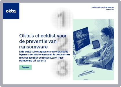Okta's checklist voor de preventie van ransomware