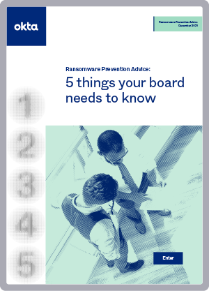 Ransomware Prevention Advice: 5 things your board need to know - cover image