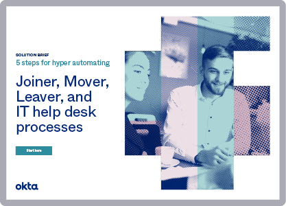 Solution Brief: 5 steps for hyper automating Joiner, Mover, Leaver, and IT help desk processes