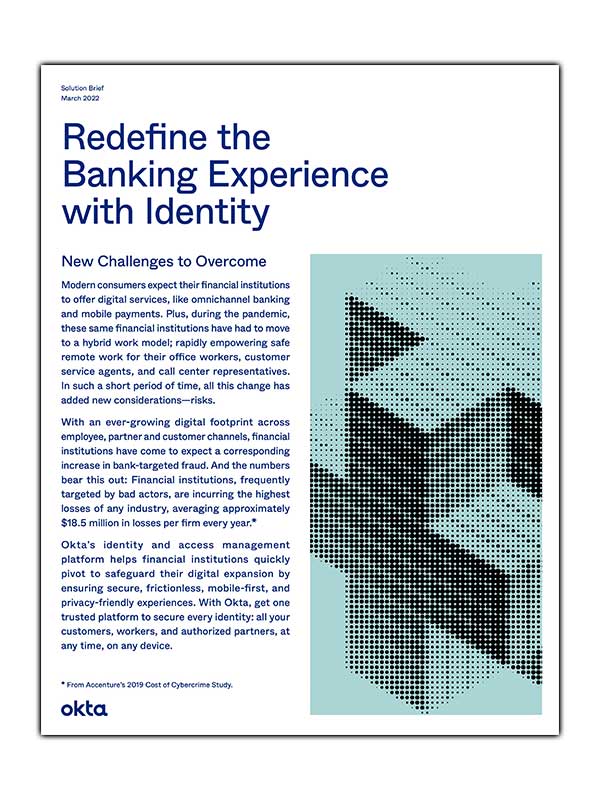 Redefining the banking experience with identity