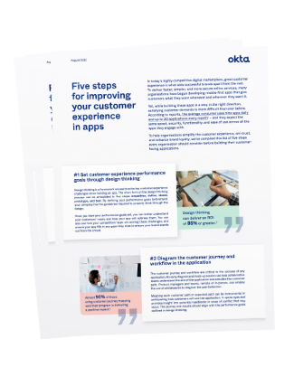 Five steps for improving your customer experience in apps