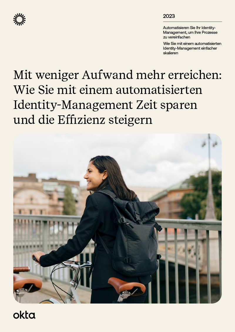 Do more with less: how automating Identity saves hours and boosts efficiency - cover page