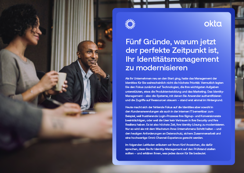 Five signs it’s time to upgrade your Identity programme - cover image