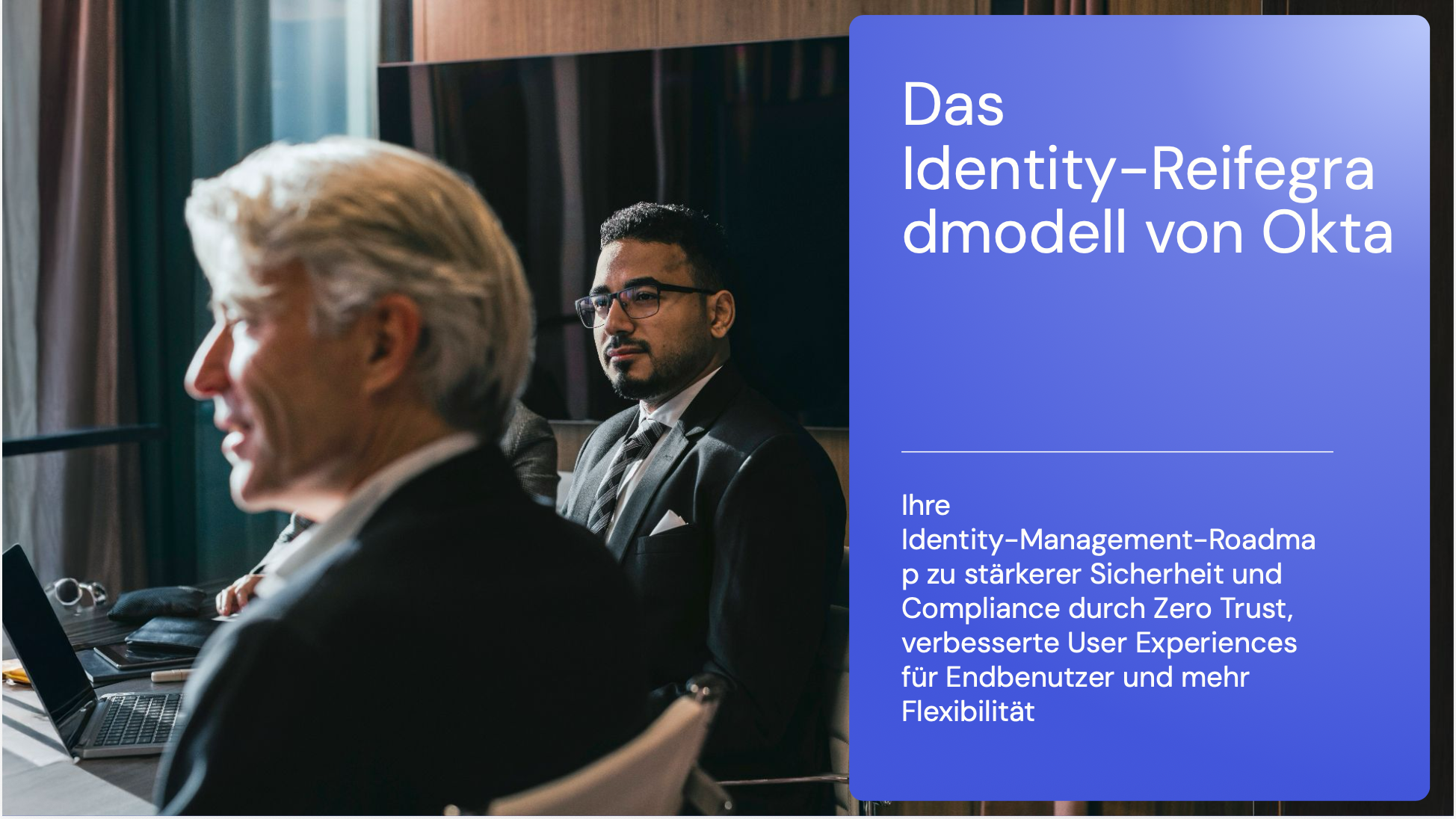 Das Identity-Reifegra dmodell von Okta - image