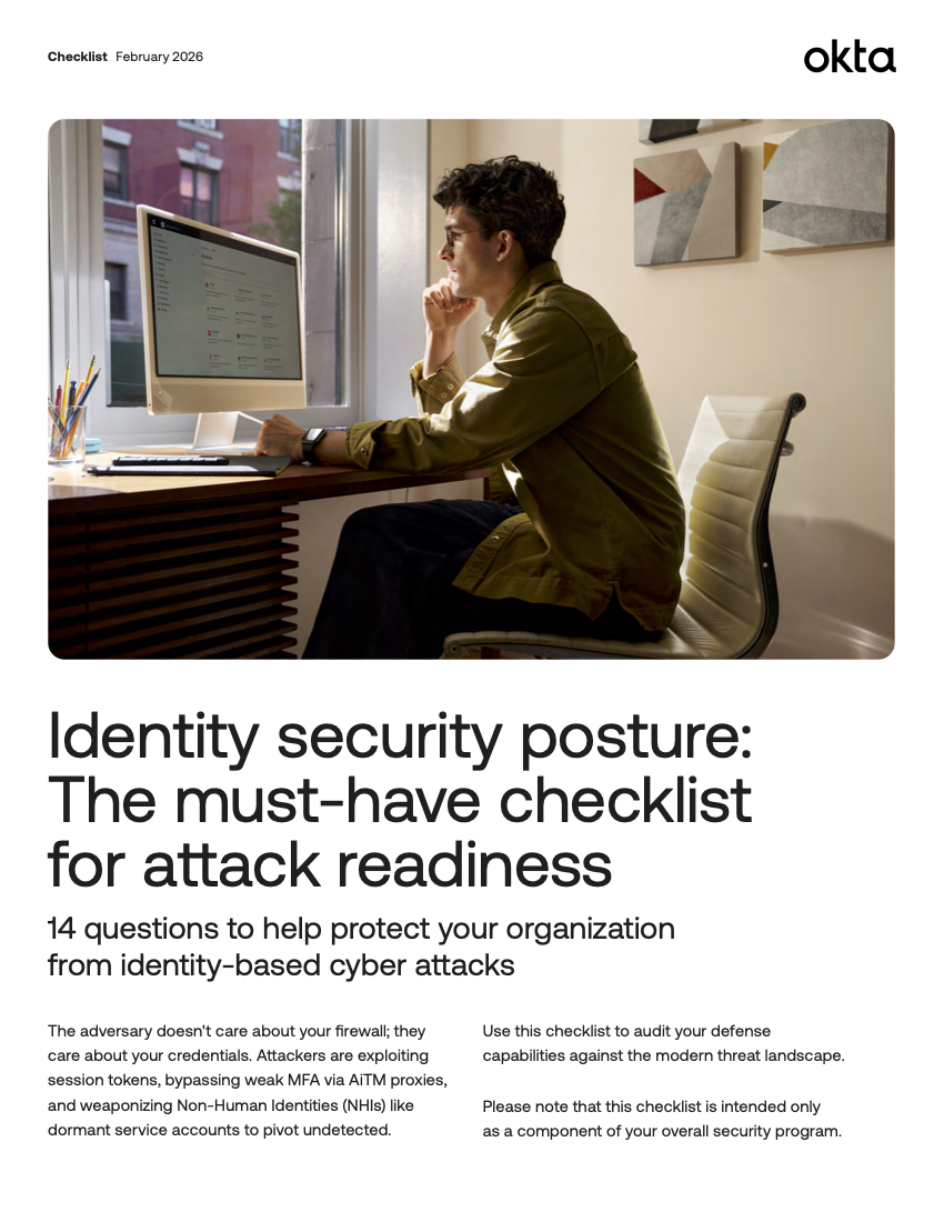 Identity Threat Detection Checklist thumbnail