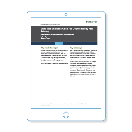 Okta Forrester Report: Build the Business Case for Cybersecurity and Privacy